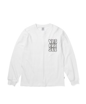 C-Logo L/S White