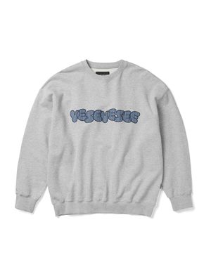 Y.E.S Checkered Logo Sweatshirt Grey