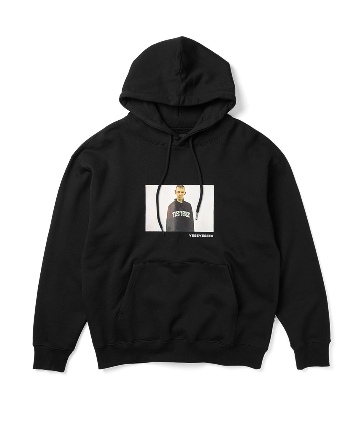 예스아이씨(YESEYESEE) Y.E.S Arch Boy Hoodie Black