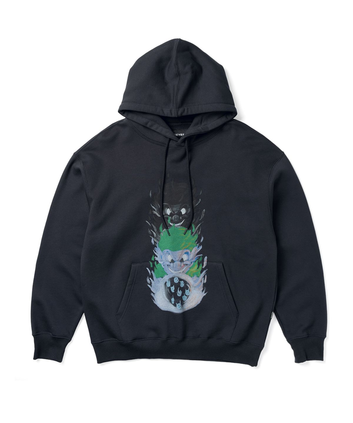 예스아이씨(YESEYESEE) Y.E.S Goblin Hoodie Charcoal