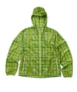 Breeze Windbreaker Green Check