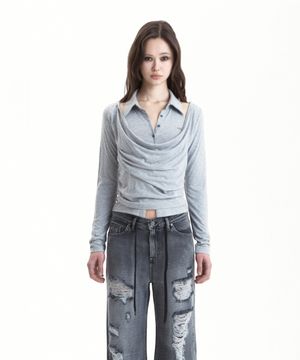 DRAPE LAYERED SET MELANGE