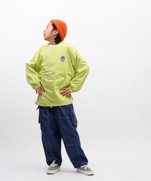 BASIC 오버사이즈 뉴로고 시그니처 주니어 긴팔티