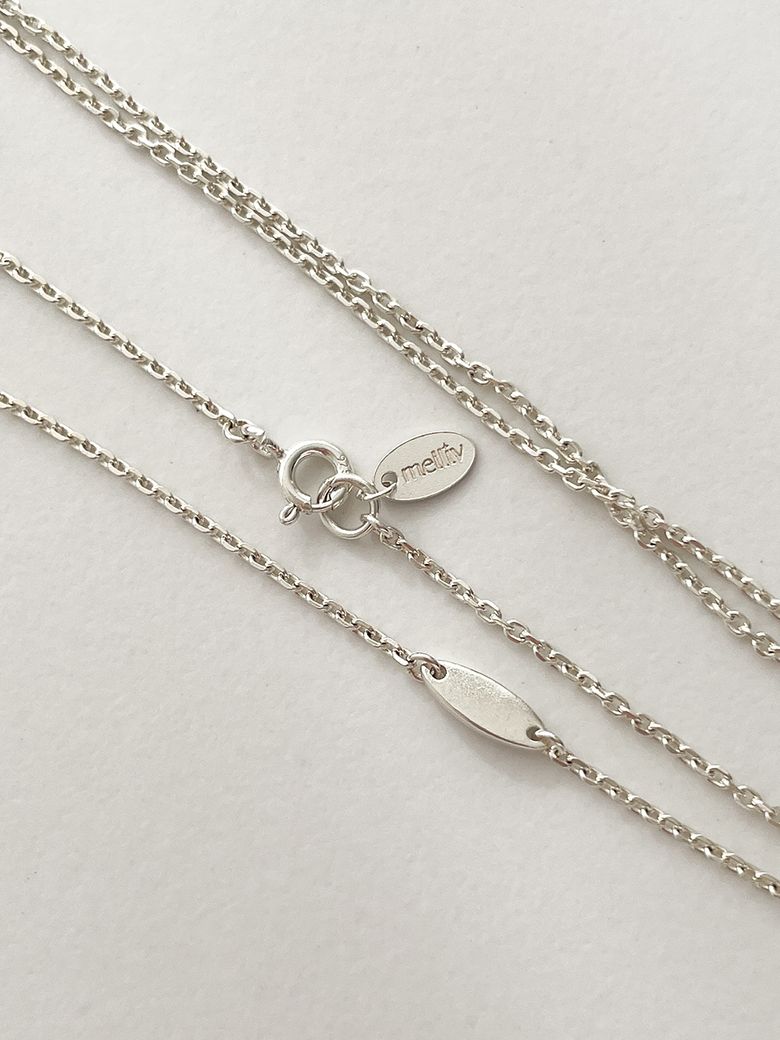 [silver 925] marquise necklace_mvn64