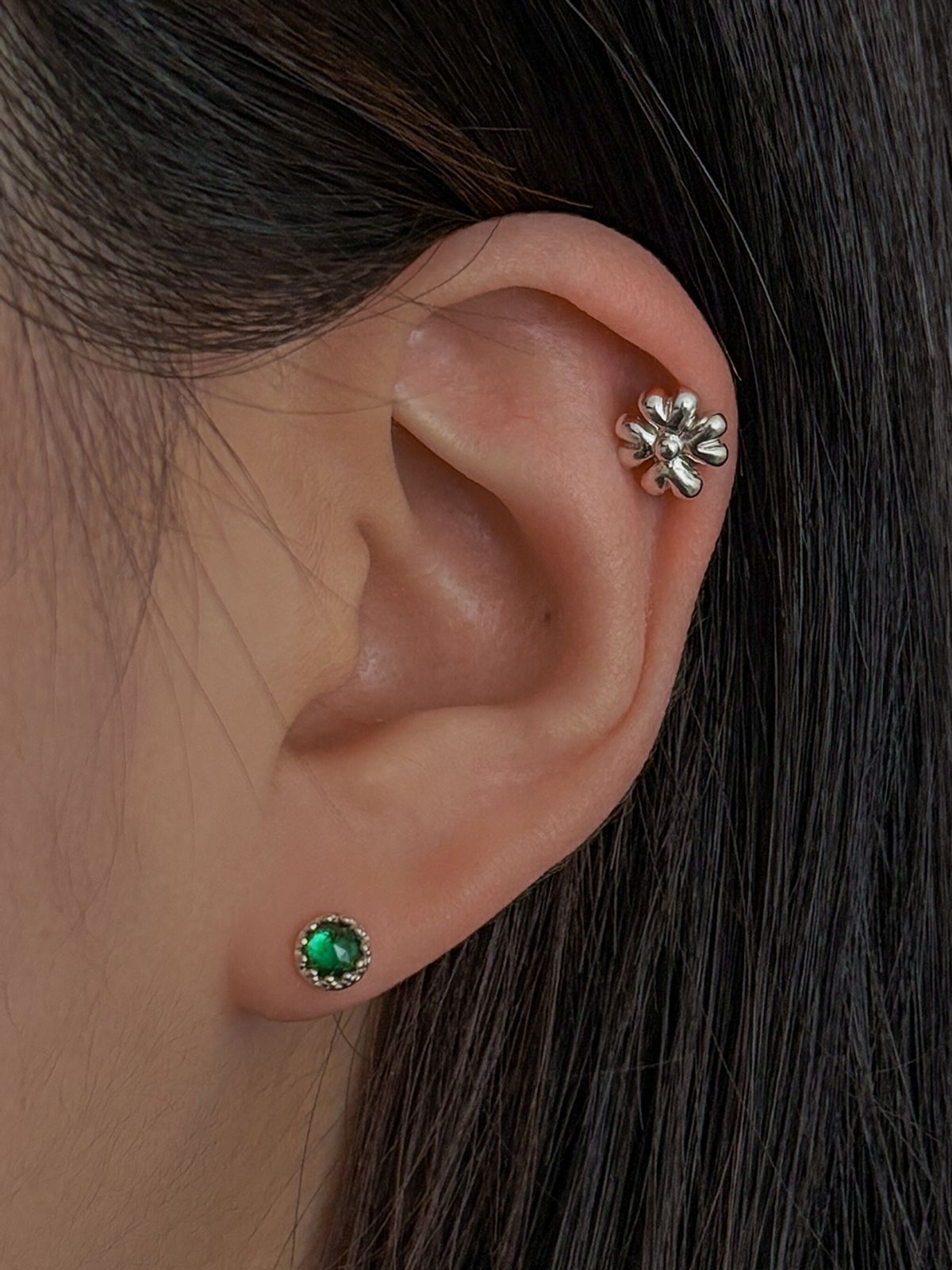 멜리브(MELLIV) clover earring/piercing_mve32