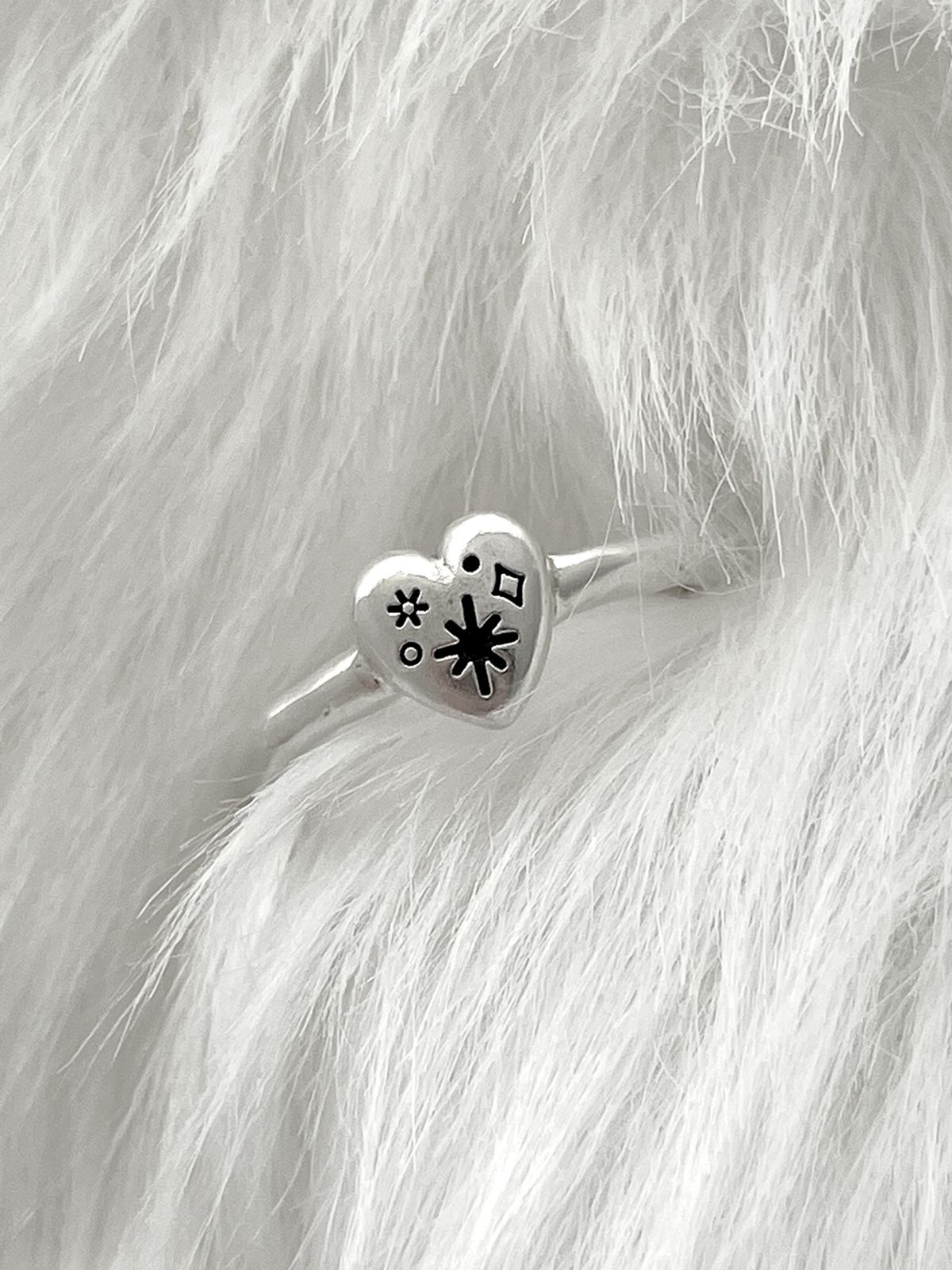 멜리브(MELLIV) sparkle heart ring_mvr22