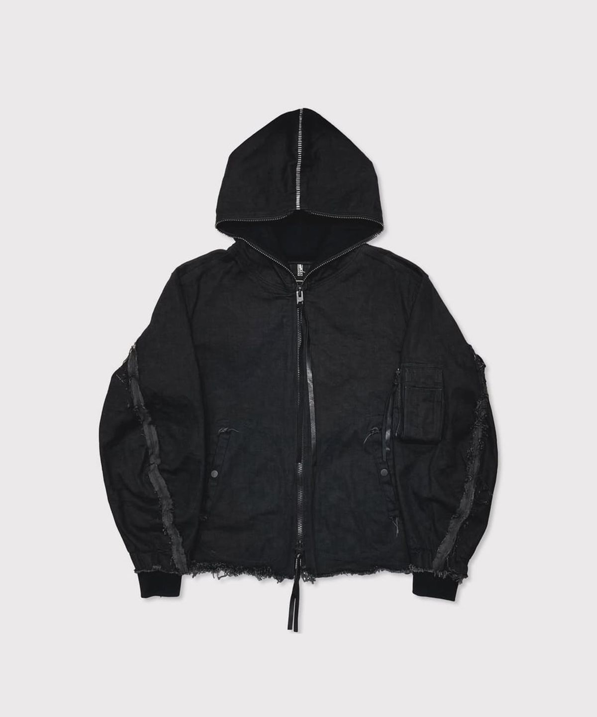 마이너스(MINUS) Slash Seam Flight(NOIR) - BLACK