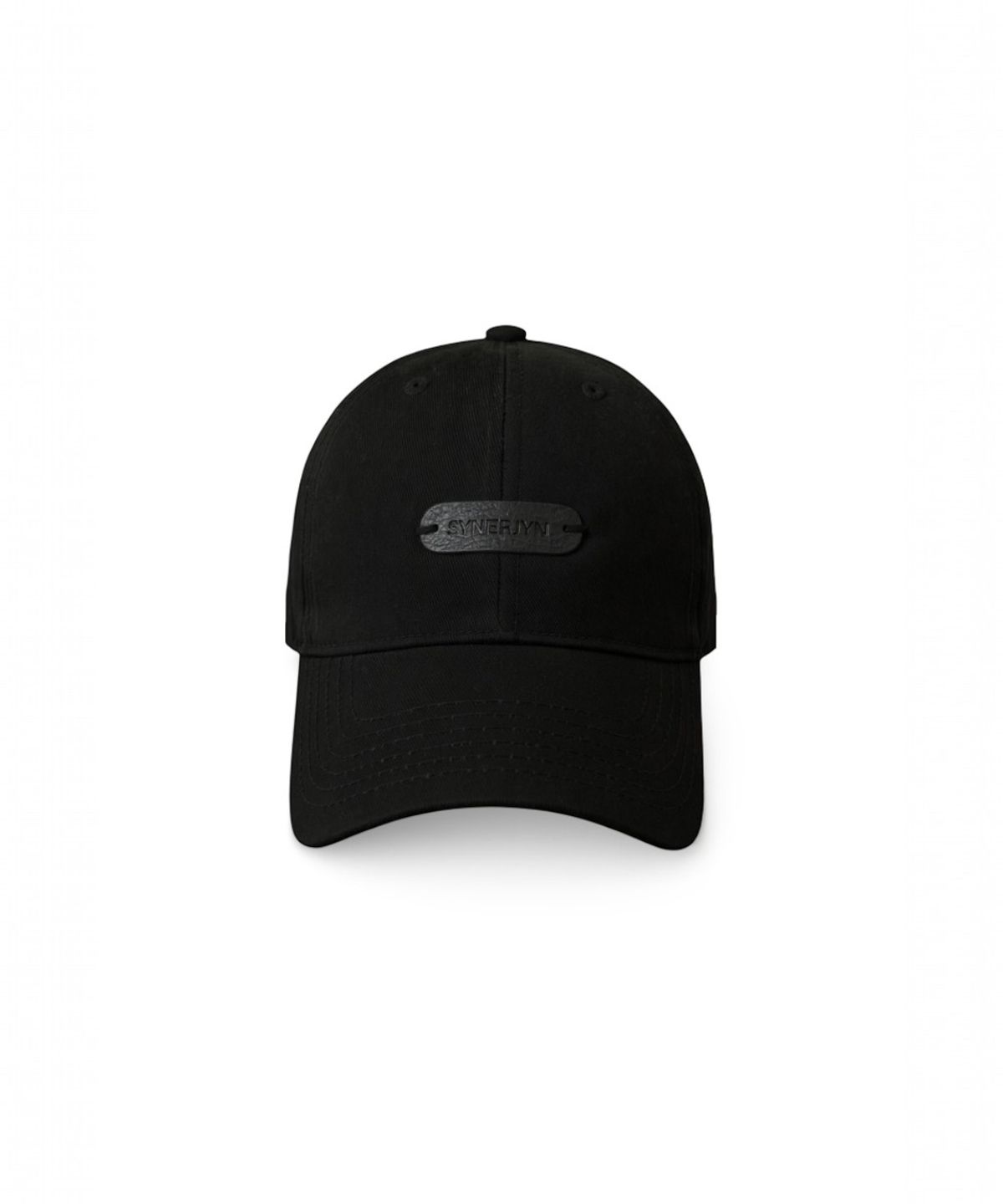 시너진(SYNERJYN) LOGO LABEL BALL CAP BLACK