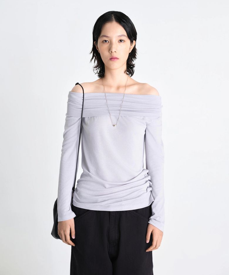 W Siora low fold top lilac veil