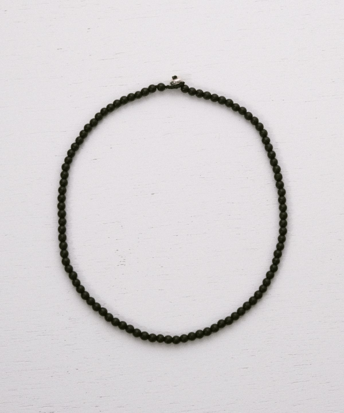 코도(KODO) Bead Collar Necklace(Matt Black)