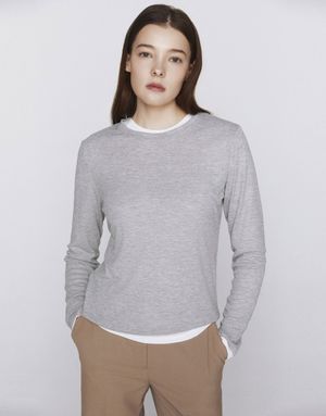 골지 긴팔 티셔츠 326561 [2color]