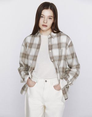 루즈핏 체크 셔츠 346504 [3color]