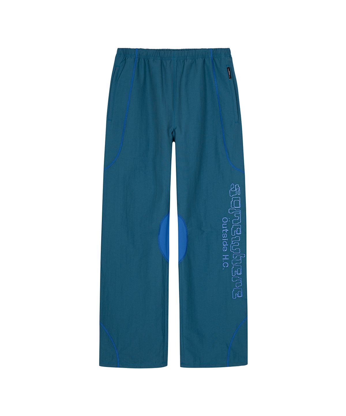 썸웨어 아웃사이드 하이킹 컴퍼니(SOMEWHERE OUTSIDE HIKING COMPANY) 투-톤 트랙 팬츠_BLUE