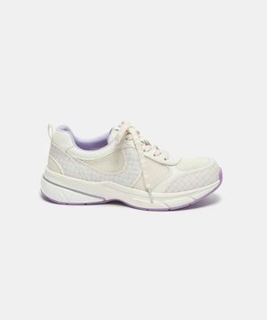 Flower check sneakers (ivory)_DG4DS26026IVY