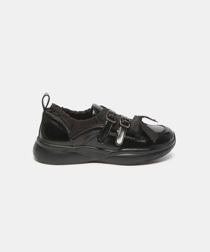 Ribbon belted sneakers(black)_DG4DS26021BLK