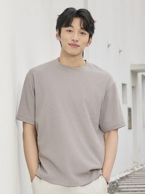 남성 크링클 크루넥 T 반팔_MSG2TS1203