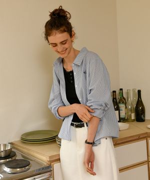 시그니처스트라이프자수남방/셔츠 (KYNB2512134)