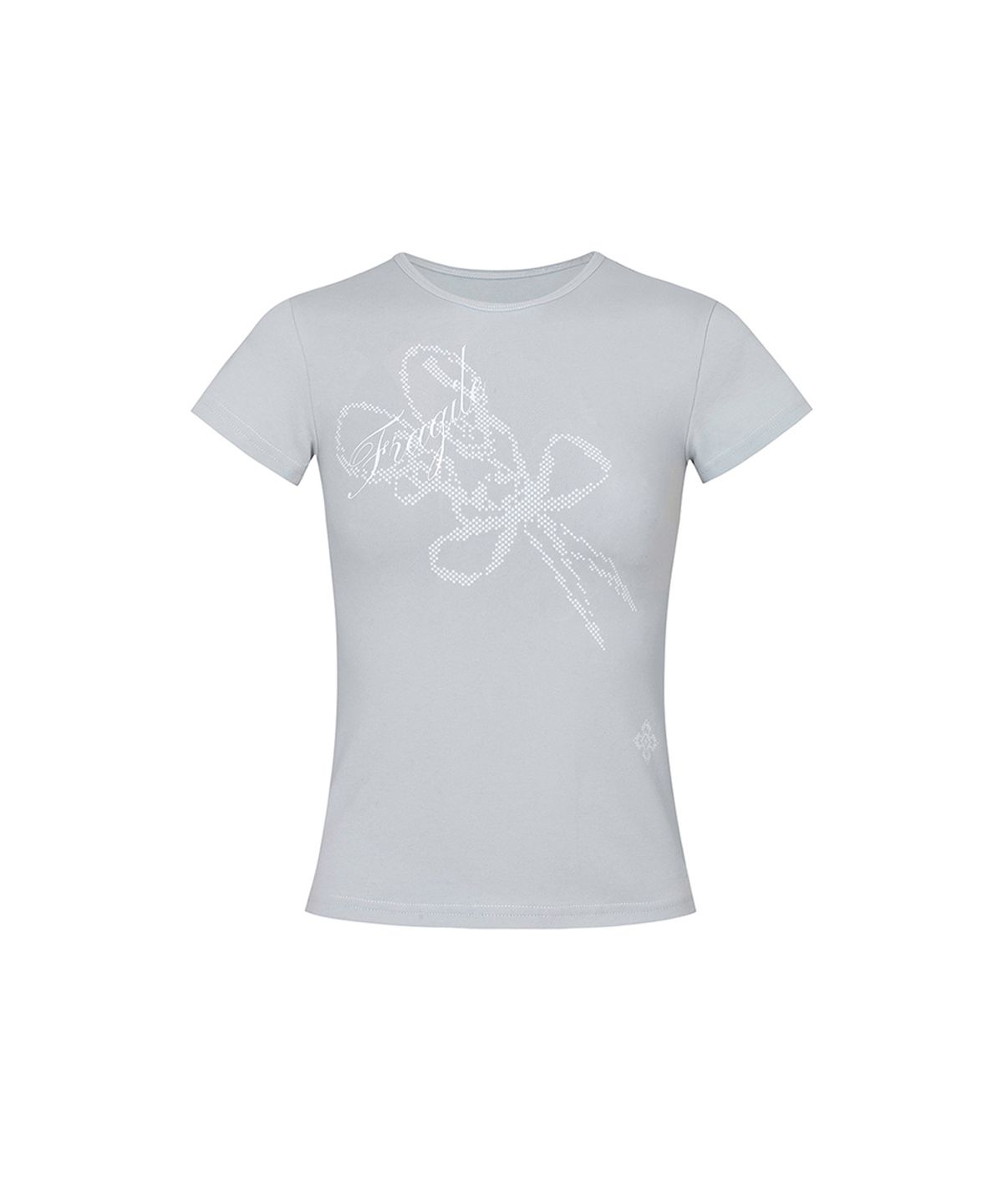 페인오어플레져(PAINORPLEASURE) FRAGILE GRAPHIC TEE light mint