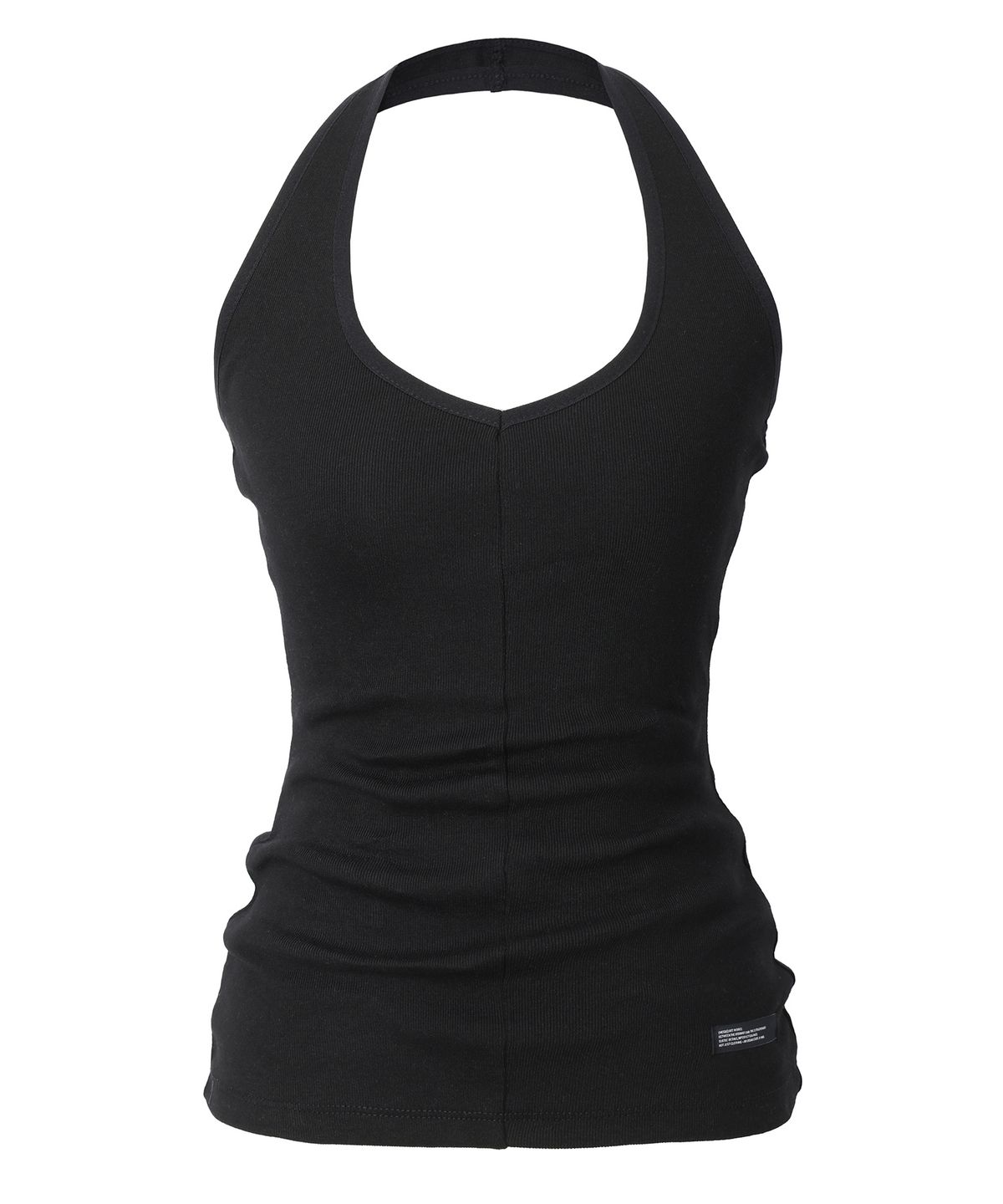 이네기(INEGI) Tactile Halter Sleeveless (black)