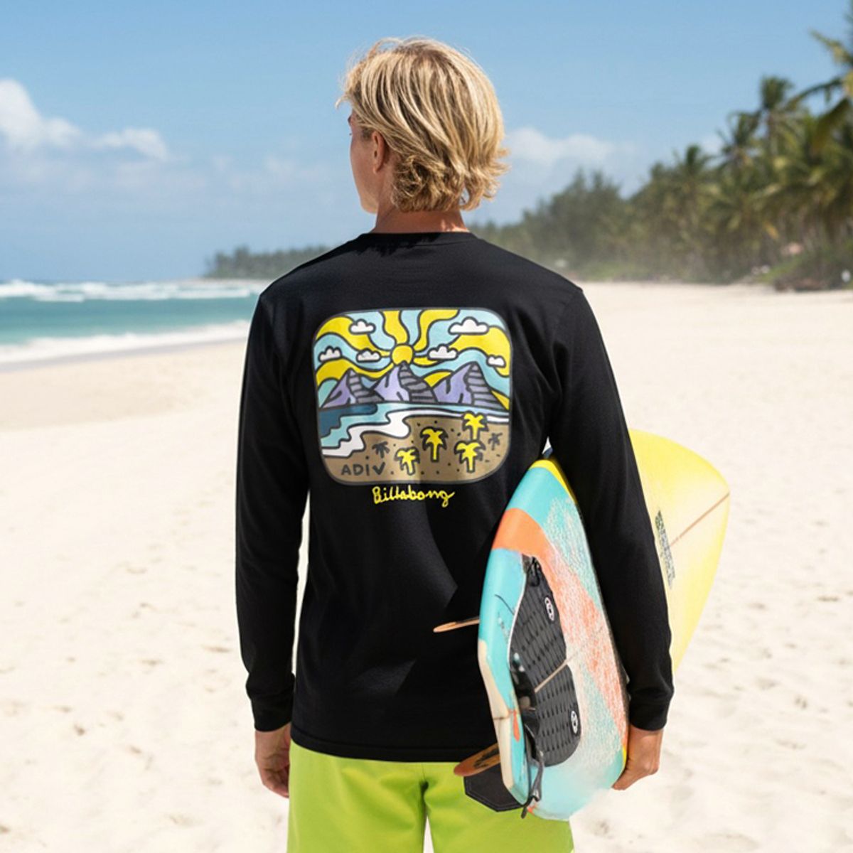 빌라봉(BILLABONG) 루즈핏 래쉬가드 BB1133BMT