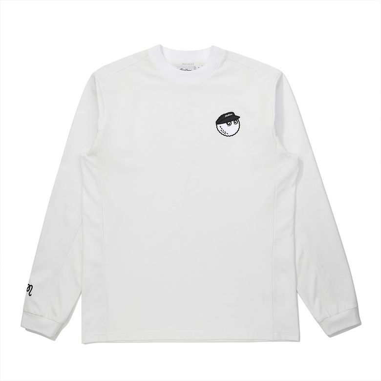 하이브리드 모크넥 긴팔 티셔츠 OFF WHITE (MAN)