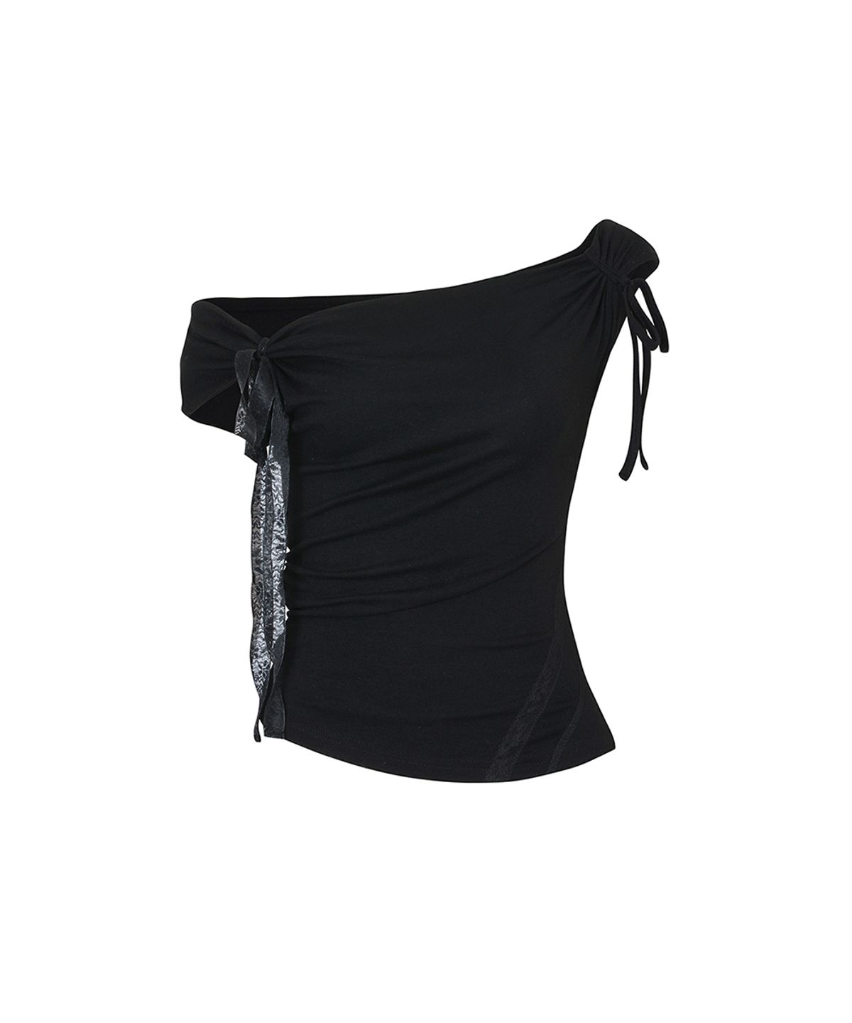 페인오어플레져(PAINORPLEASURE) ANGEL STRAP TOP black