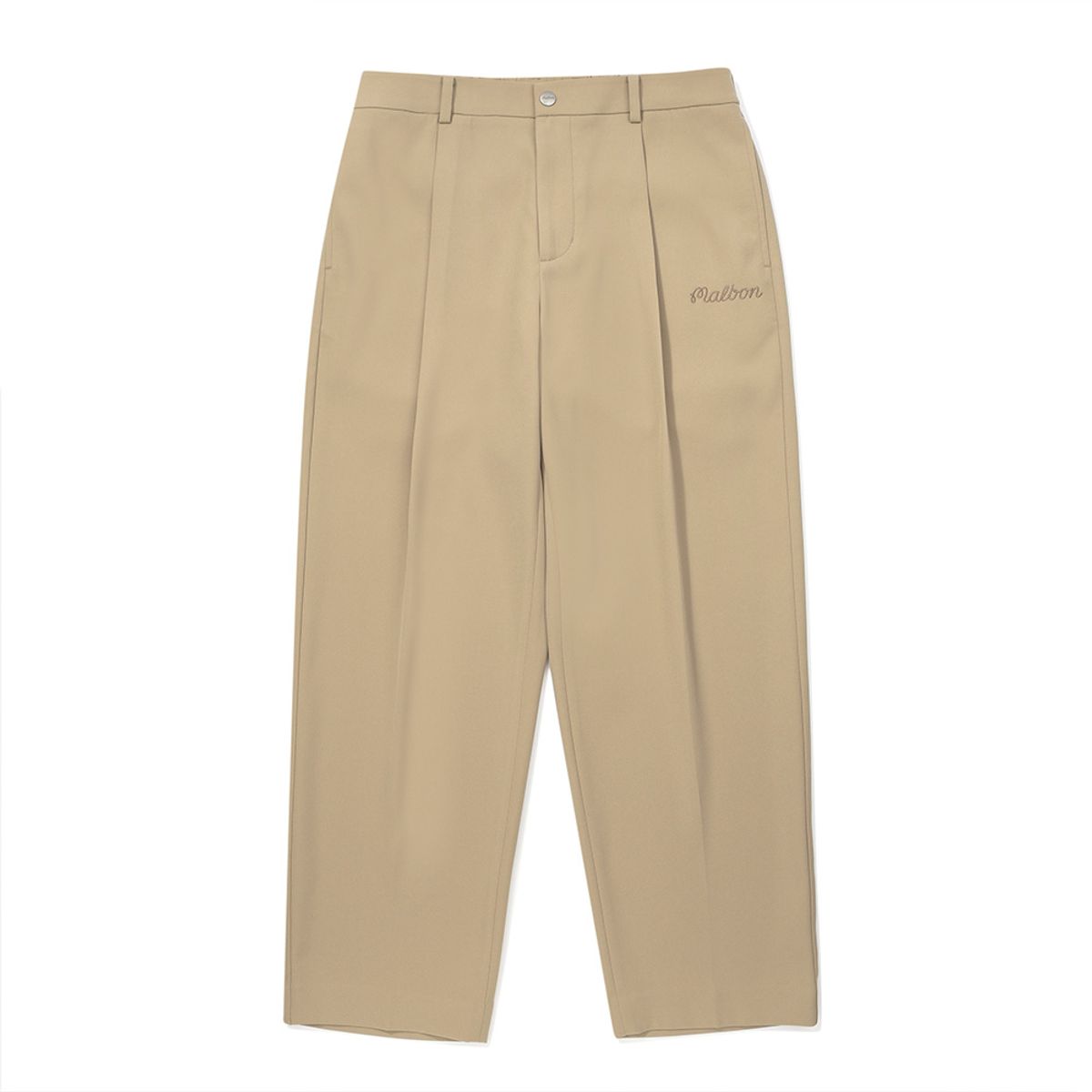 말본 골프(MALBON GOLF) 원턱 테이퍼드 팬츠 BEIGE (MAN)