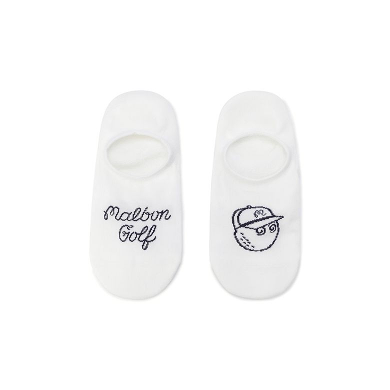말본 로고 자카드 페이크 삭스 OFF WHITE