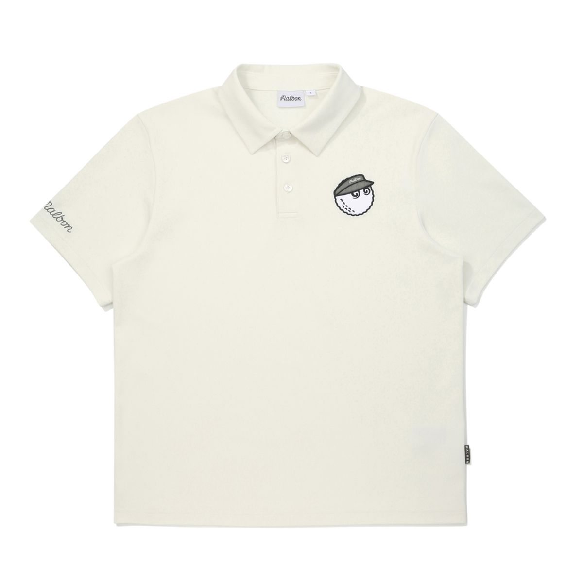 말본 골프(MALBON GOLF) 버킷 포인트 반팔 티셔츠 CREAM (MAN)