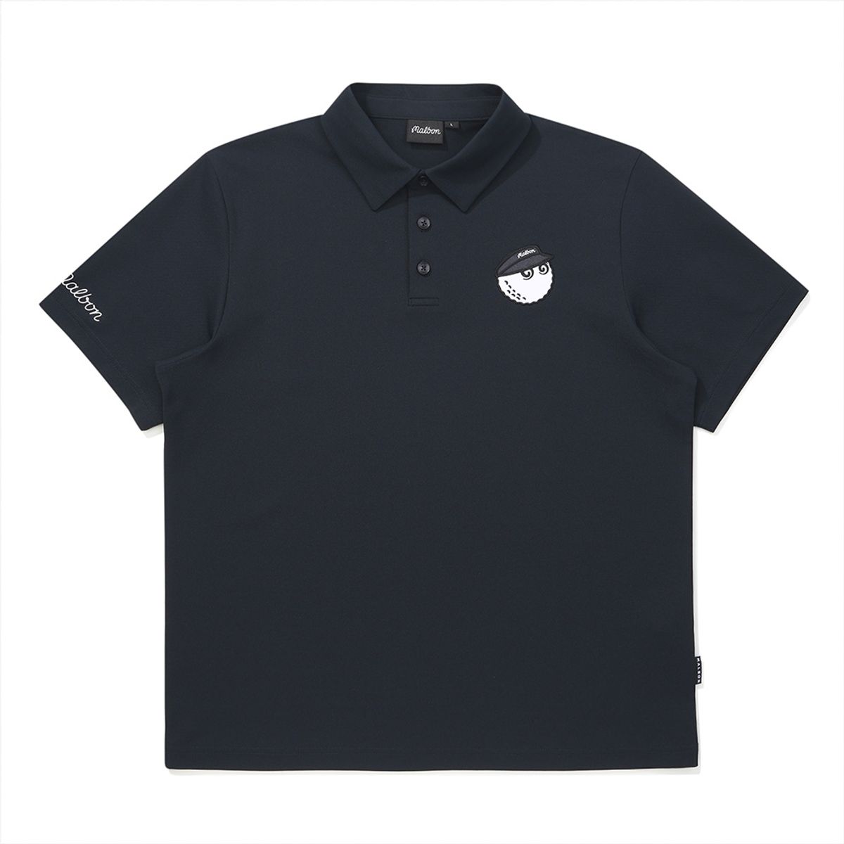 말본 골프(MALBON GOLF) 버킷 포인트 반팔 티셔츠 NAVY (MAN)