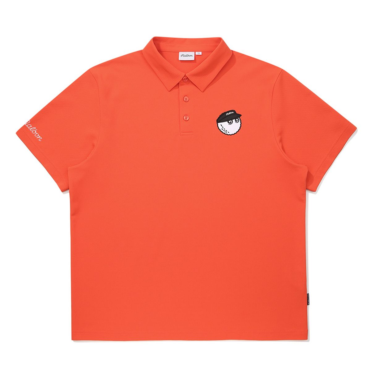 말본 골프(MALBON GOLF) 버킷 포인트 반팔 티셔츠 RED (MAN)