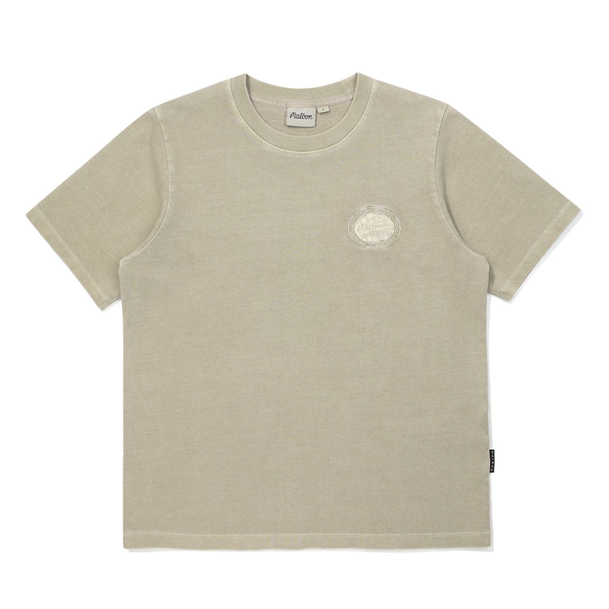 말본 골프(MALBON GOLF) 앤틸리스 피그먼트 라운드 티셔츠 KHAKI