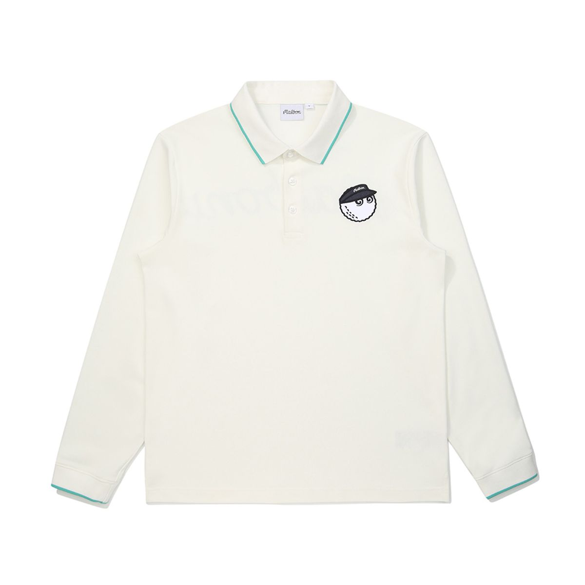말본 골프(MALBON GOLF) 베이직 PQ 폴로 티셔츠 OFF WHITE (MAN)