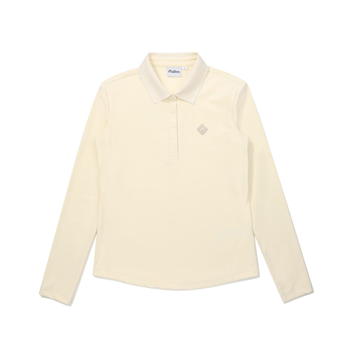 말본 골프(MALBON GOLF) 베이직 카라 컴포트 티셔츠 BUTTER YELLOW (WOMAN)