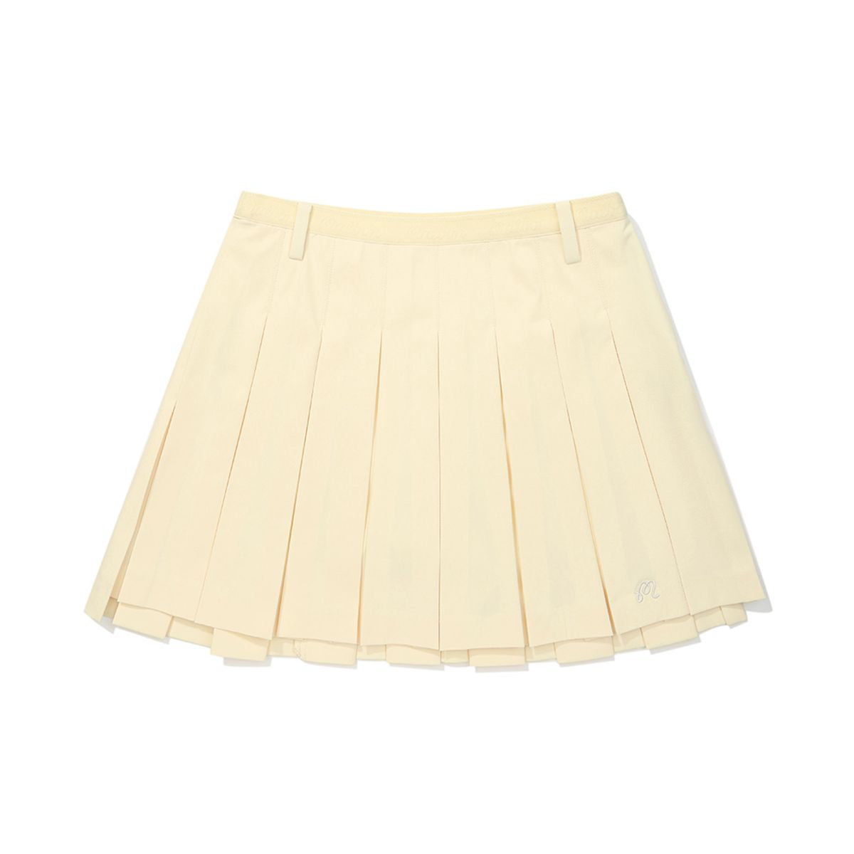 말본 골프(MALBON GOLF) 이중 플리츠 스커트 YELLOW (WOMAN)
