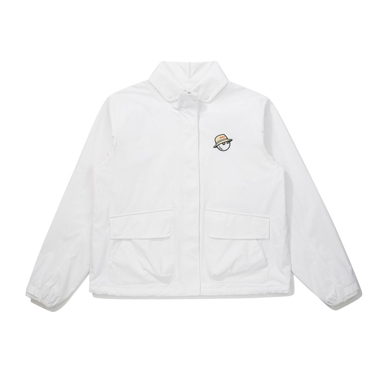 말본 골프(MALBON GOLF) 멤브레인 안감 봄 자켓 WHITE (WOMAN)