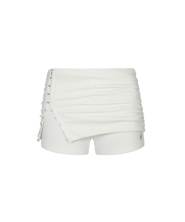 RUBY HOOK SHORTS (SS ver.) white