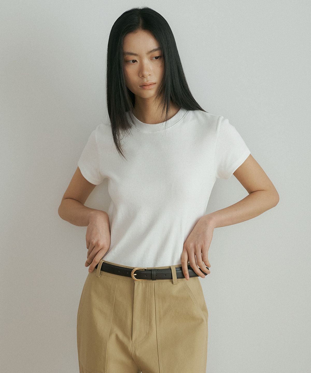 링서울(LINGSEOUL) [2PACK] classic cotton round t-shirts (4color)