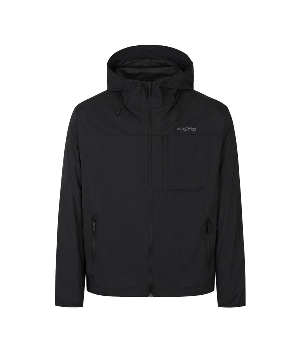 디스커버리 익스페디션(DISCOVERY EXPEDITION) 남성 프레시벤트2.0 UV 후드챙 자켓 (BLACK)