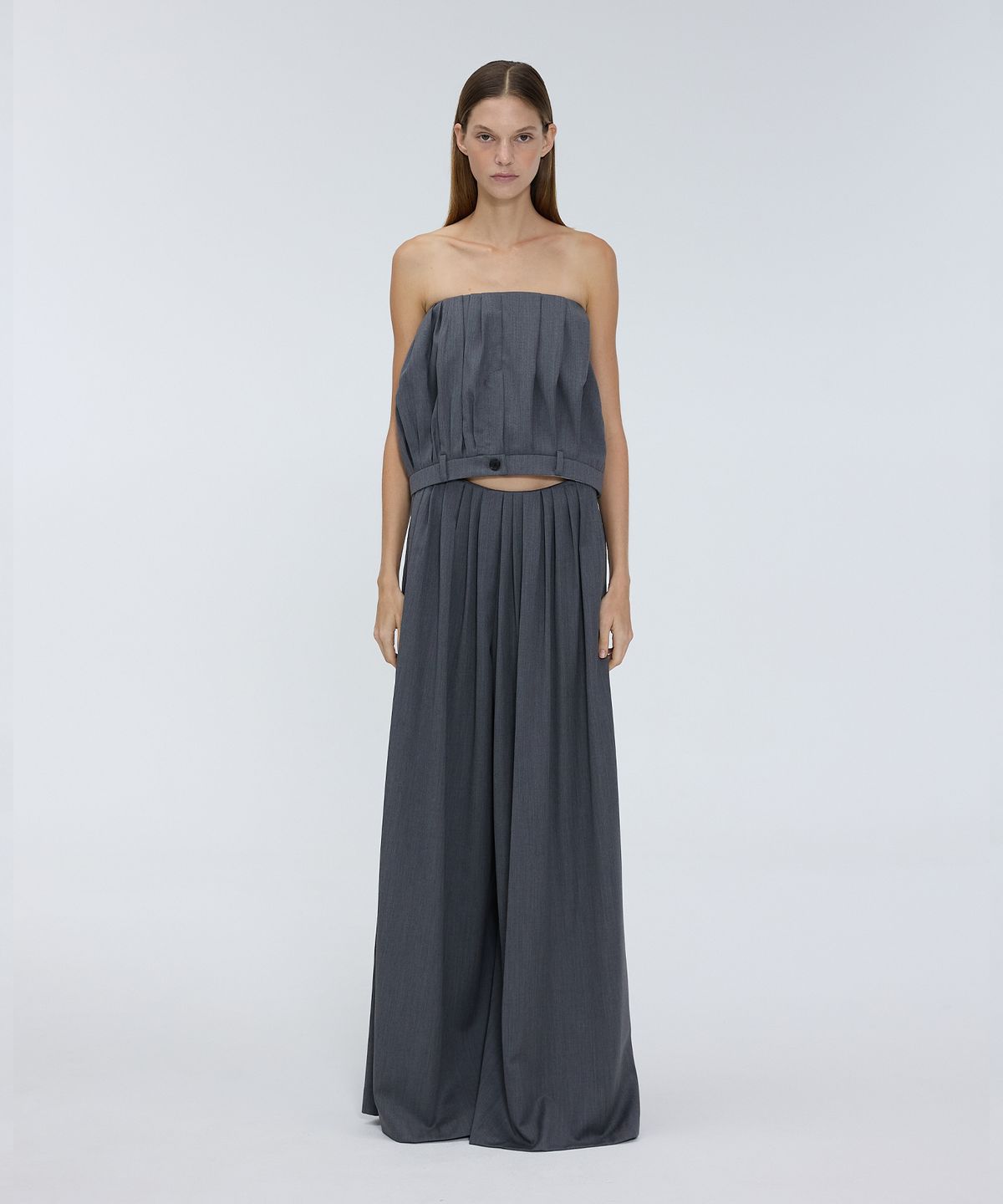 므아므(MMAM) Wide pleated pants