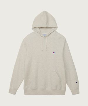 베이직 C로고 레귤러핏 후드 티셔츠 Oatmeal