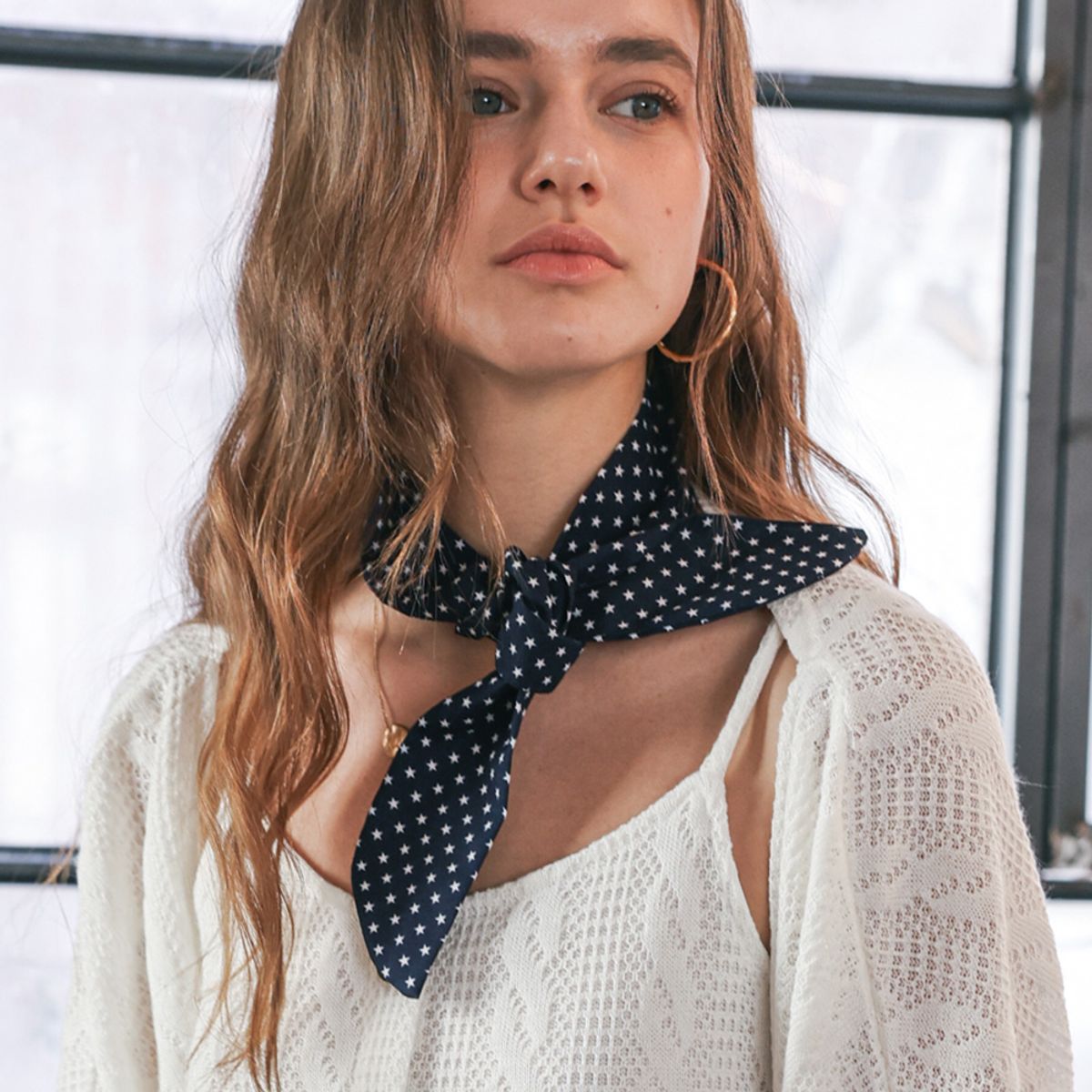 프라우드 마리(PROUD MARY) PM_Star dot multi scarf_3color