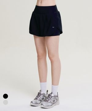 에어쿨링 여성 러닝 반바지 퍼포먼스 2in1 레깅스 쇼츠 (2컬러)