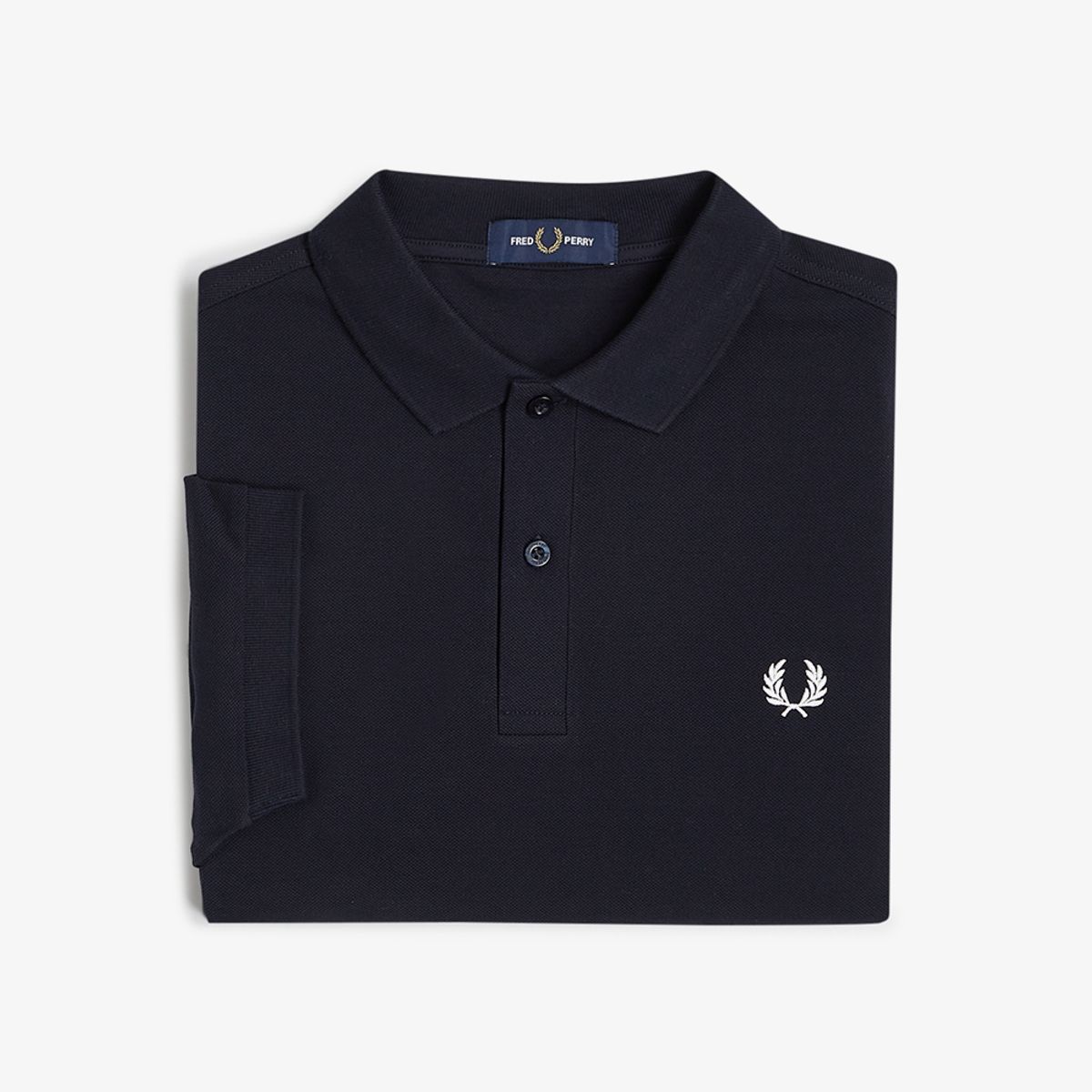 프레드페리(FRED PERRY) [M6000] 플레인 프레드페리 셔츠 - 네이비/화이트 M6000-608