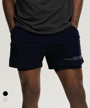 에어쿨링 남자 러닝 반바지 퍼포먼스 2in1 레깅스 쇼츠 (2컬러)