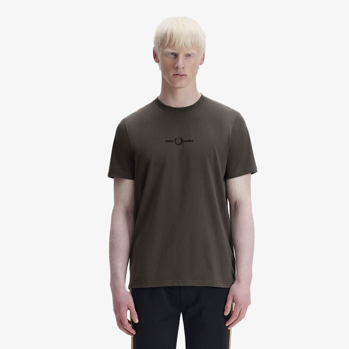 프레드페리(FRED PERRY) [Sport] 엠브로이더드 티셔츠 - 필드그린 AFPM2614580-148
