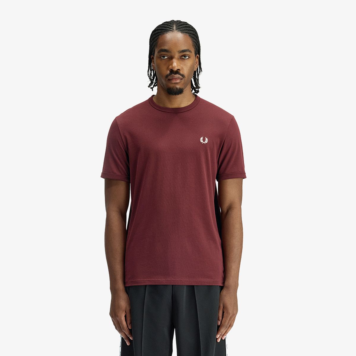 프레드페리(FRED PERRY) [Sport] 링어 티셔츠 - 옥스블러드 AFPM2613519-K22