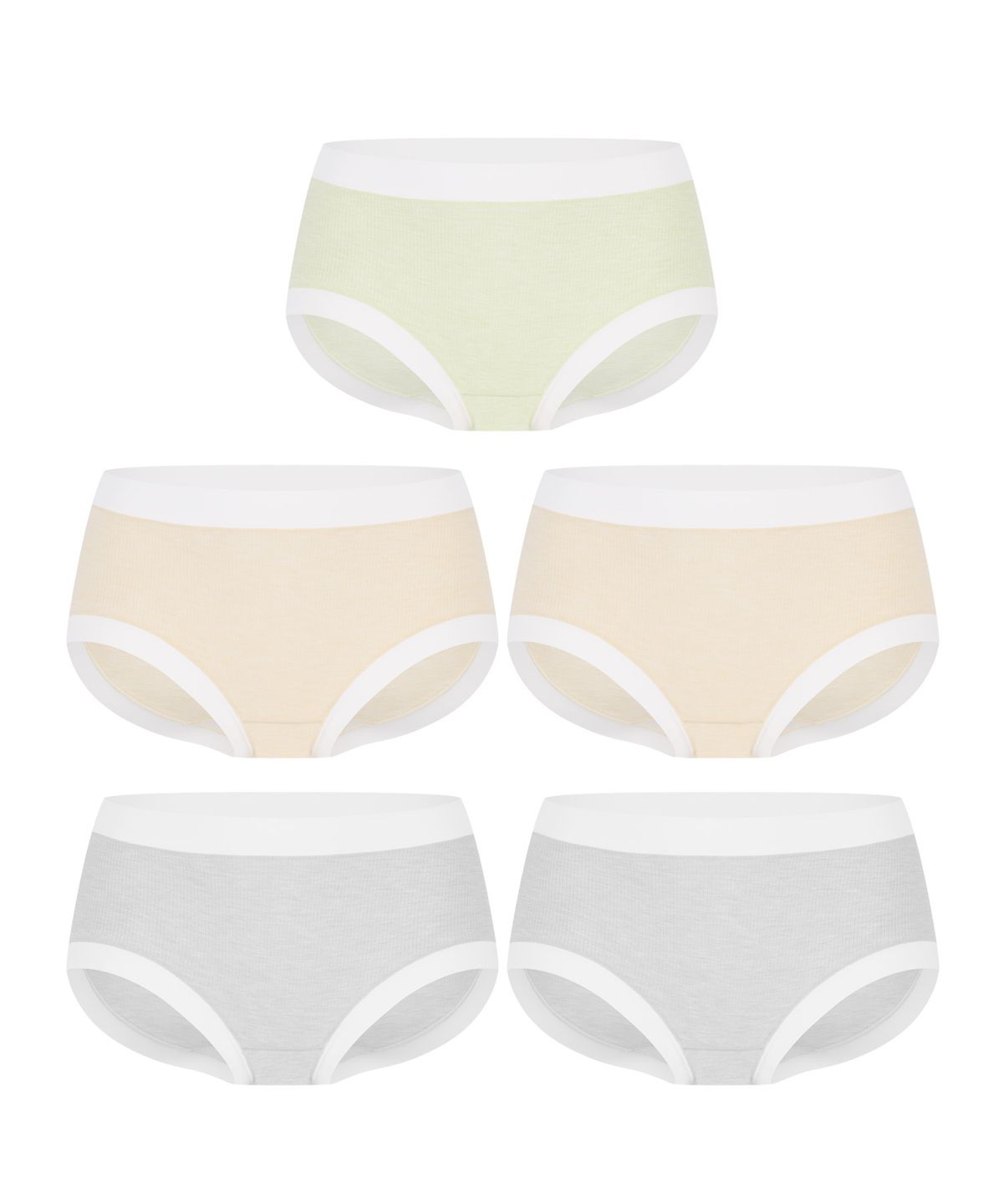 크로커다일 이너웨어(CROCODILE INNERWEAR) [5PACK] 에센셜 멜란지 소프티 팬티