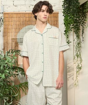 (uni) 아조레 반팔 카라 잠옷 세트