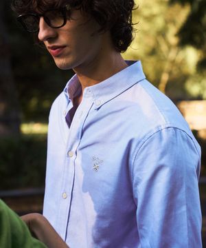 [라이즈PICK] 로렌 옥스포드 셔츠 스카이 블루